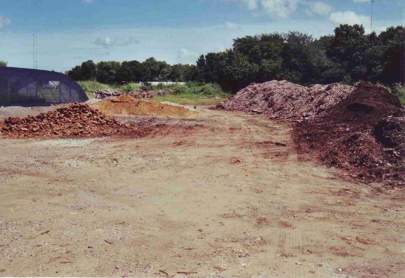 Undeveloped part of the drive-in area