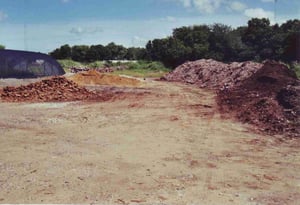 Undeveloped part of the drive-in area