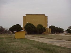 Weatherford Texas Drive-In which was an auto auction, now vacant