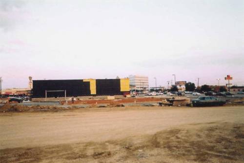 This is another view of the construction. The screen of the Westview would have stood about where I was standing when i took this picture.