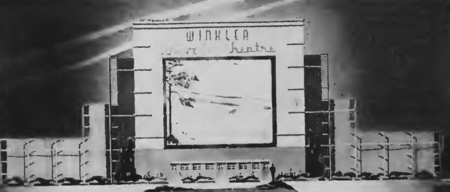 The front of the screen