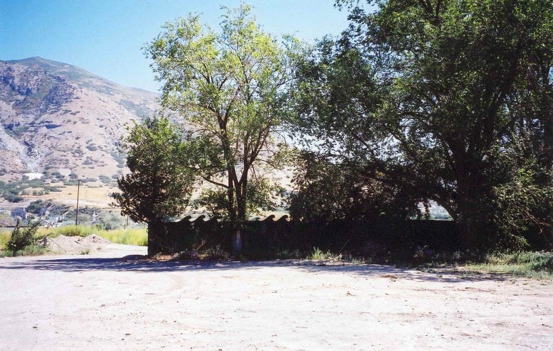 One of the last remaining things standing now that the screen has gone down, the fence around the lot.
Thanks to Suzanne Chauvie for helping me take some of these photos and Bill Wolverton for scanning them for me.