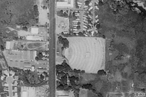 Aerial photo of the Art City taken when it was still in operation.