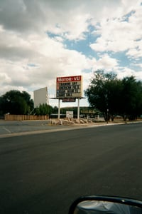 Marquee, screen, and entrance