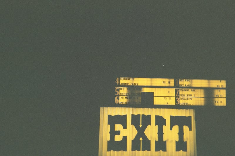 Exit sign