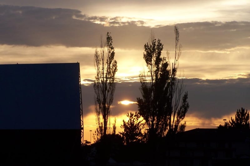 Sunset at the Drive in