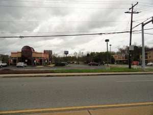 former site now home to hotels and an Arby's at Airport Square Lane