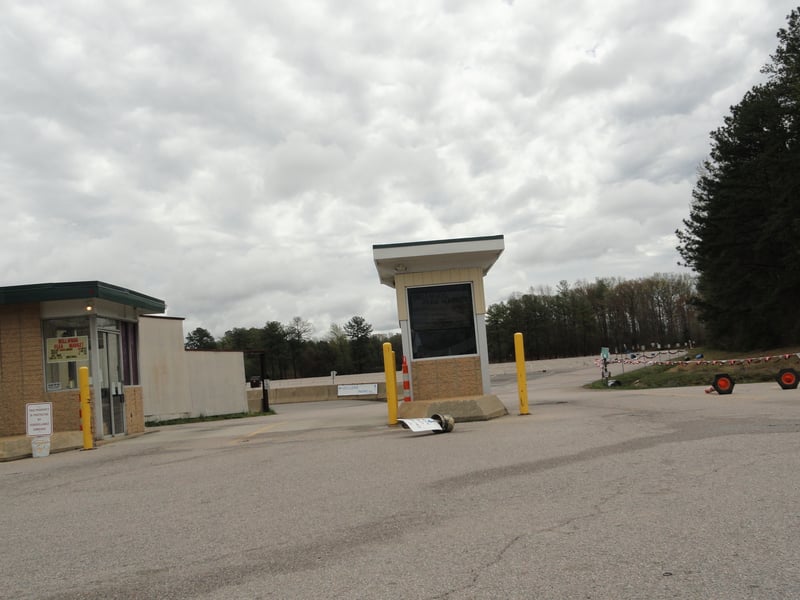 entrance and ticket booth