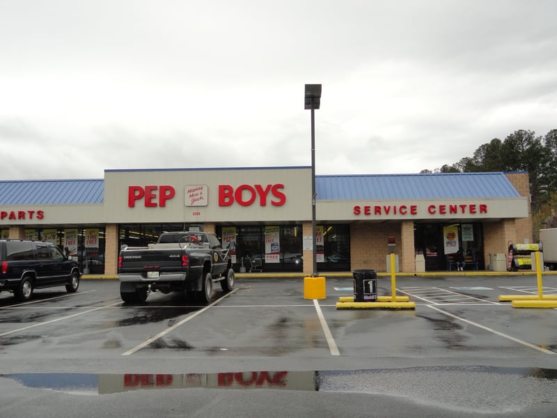 now site of Pep Boys and Advanced Auto Parts stores-completely gone