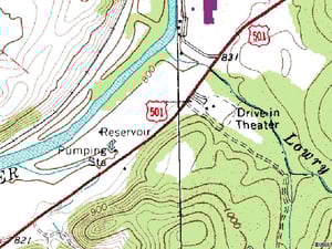 former site-South on US-501