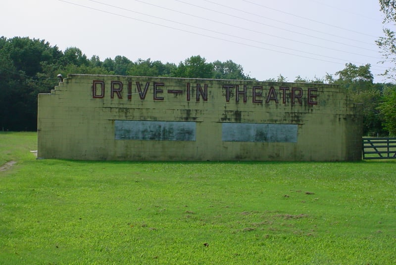 Sign on concession building.