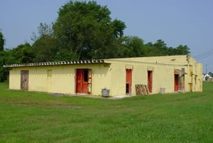 Front of the projection house.