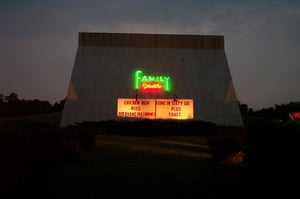 Photo from their web site.  Great drive-in too...very clean and it has the old speakers too!