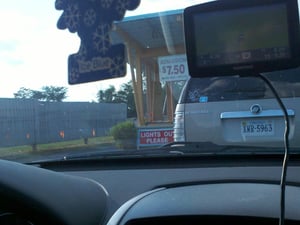 ticket booth at opening