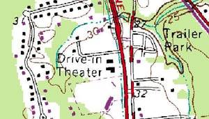 Topo Map from 1986