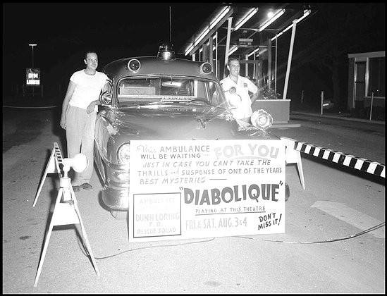 Photo from 1955 promotion at the Lee Highway Drive-In. From a recent Washington Post story courtesy of the Washington Post. http://www.washingtonpost.com/wp-dyn/content/article/2006/01/11/AR2006011100902.html 
Stu Megaw

