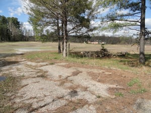 Entrance and field