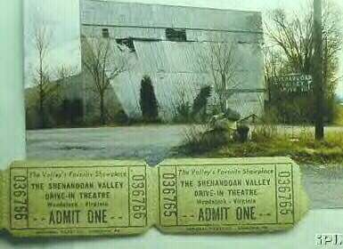 screen and ticket stubs