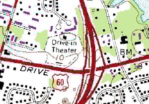 Topo map
