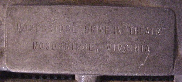 drive-in speaker post