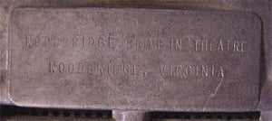 drive-in speaker post