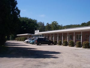 the motel portion of the drive-in