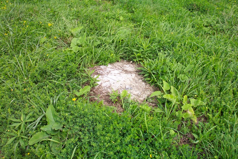 Former screen tower base?