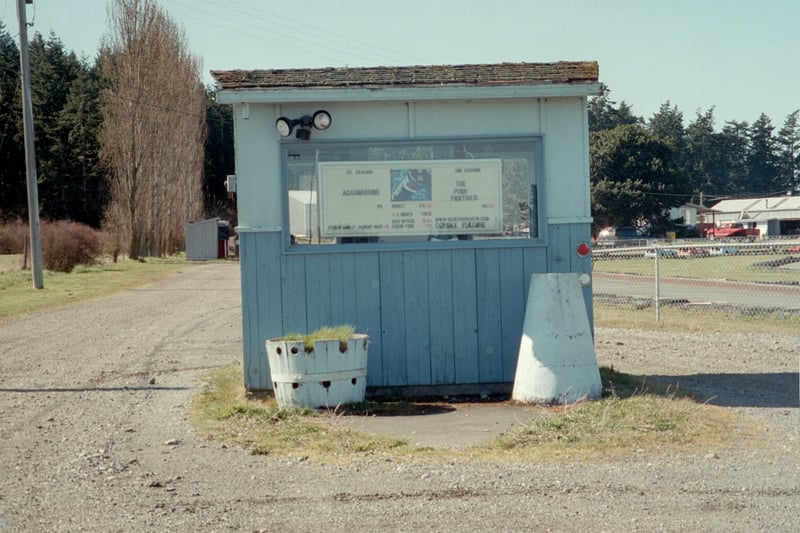Original box office, now used for marquee info.