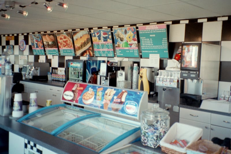 New snack bar signage