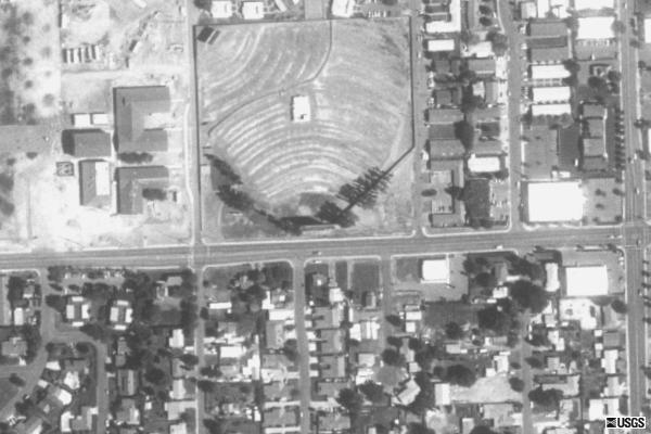 I believe this is the aerial photo of Country Drive-In. Note the 2 screens. Found on msrmaps.com, USGS photo.