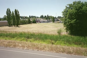 When the field is mowed, the ramps are more defined.