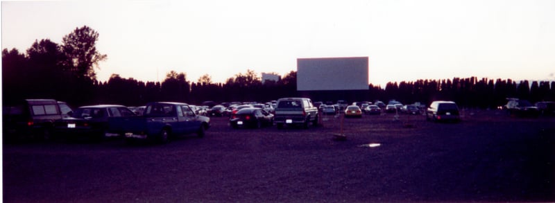 Panoramic of a screen and field