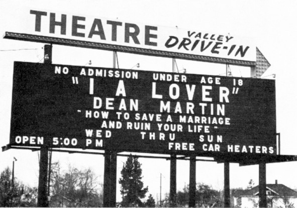 The original sign at the Valley.