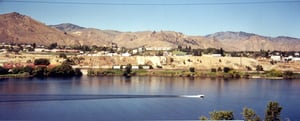 panoramic: scenic view from the drive-in