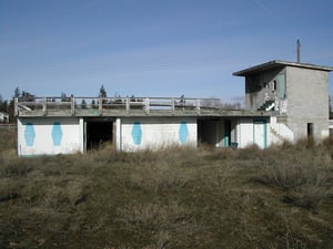 snack bar and projection booth