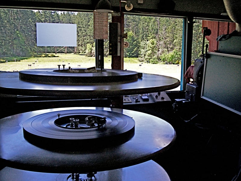 Goodbye film, hello digital. The Wheel-In converted June 2014.