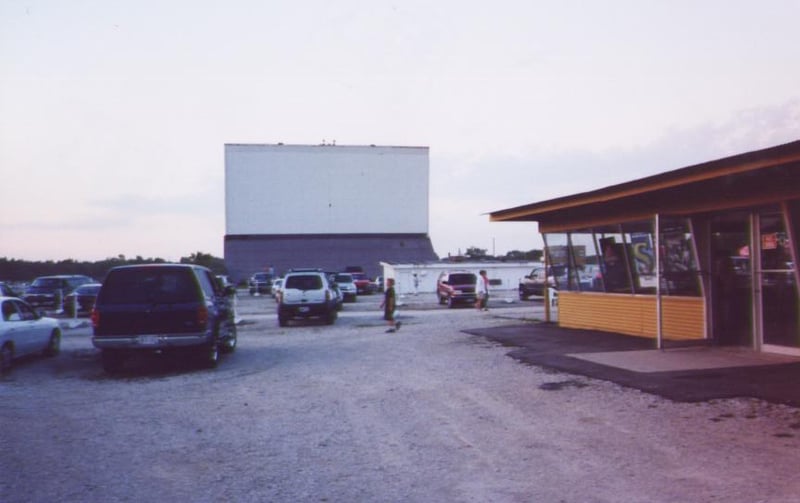 Screen and concession stand