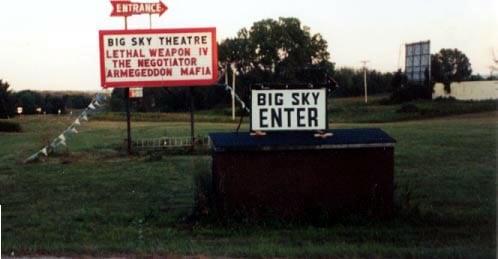 marquee and entrance