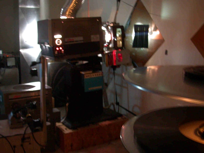 Projection booth