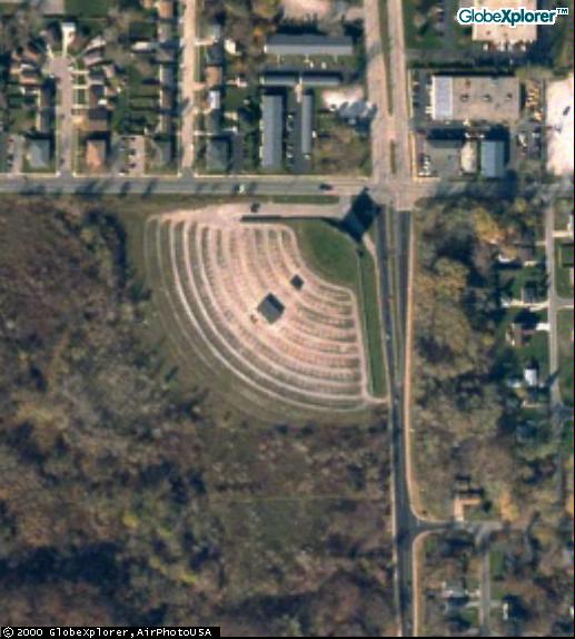 Aerial photo of Keno Drive-in.  From Mapquest