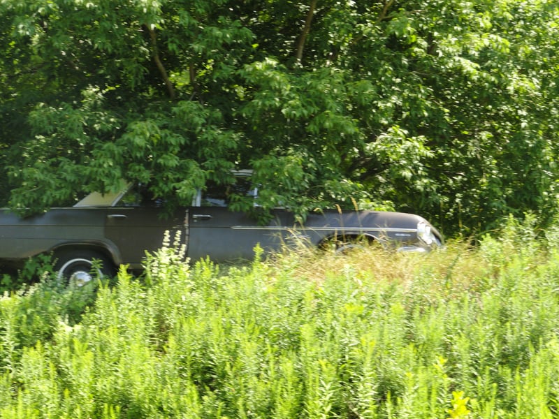 Old Rambler parked on site