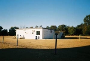 Concession/projection building.