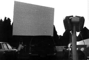 screen and speaker pole