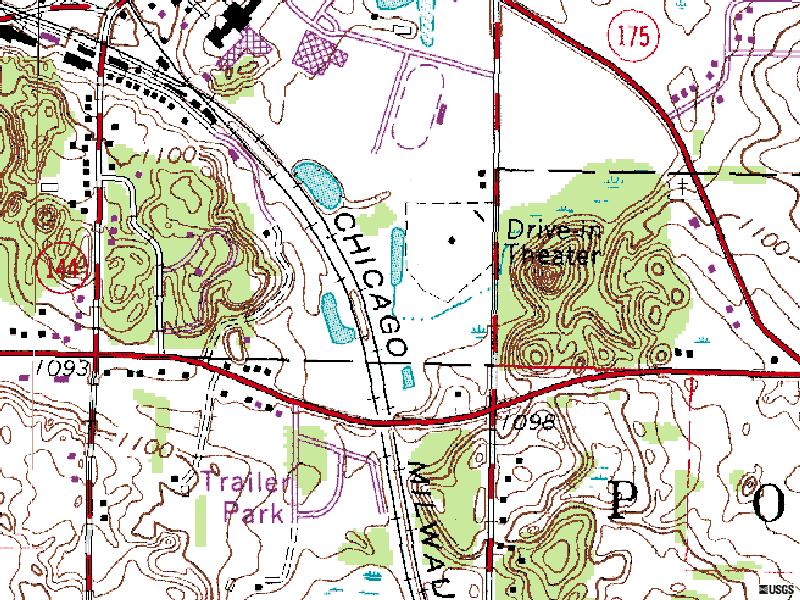 TerraServer image of former site