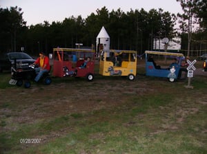 Stardust Circus Train Rides for kids