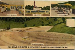 Picture postcard of the facillities from the 1940s!