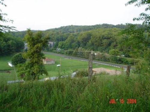 This is the view of Route 8 from the back corner of the Hilltop Drive-In.