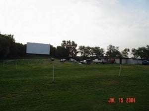 another shot of the lot from the back of the drive-in
