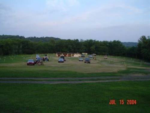a view of the lot from the screen