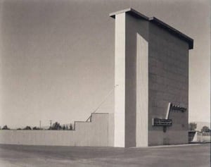 black + white shot of Park screen tower (from carlweese.com)